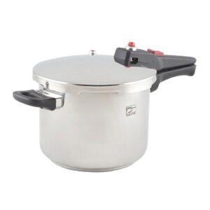 دیگ زودپز استیل پرشیا کف سه لایه ۶ لیتری