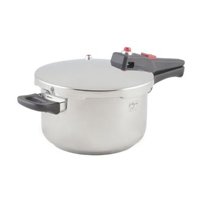 دیگ زودپز استیل پرشیا کف سه لایه ۴/۵ لیتری