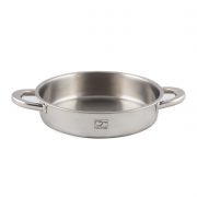 ماهی‌تابه استیل کف سه لایه ۲.۴ لیتری سایز ۲۴