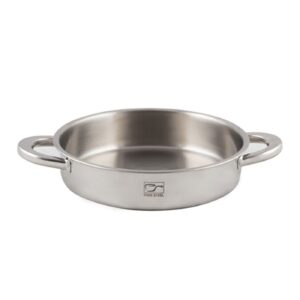ماهی‌تابه استیل کف سه لایه ۲.۴ لیتری سایز ۲۴