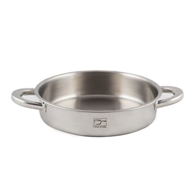 ماهی‌تابه استیل کف سه لایه ۲.۴ لیتری سایز ۲۴