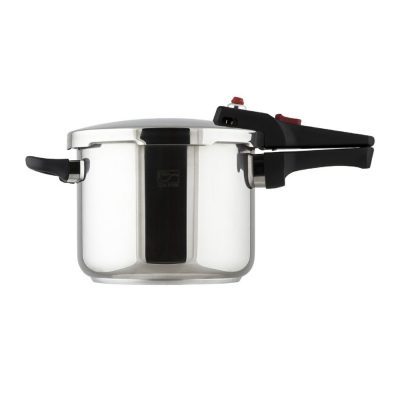 دیگ زودپز استیل پرشیا کف سه لایه ۶ لیتری