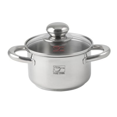 قابلمه استیل کف سه لایه ۱.۴ لیتری سایز ۱۴
