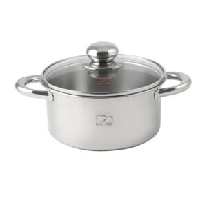 قابلمه استیل کف سه لایه ۲.۳ لیتری سایز ۱۸