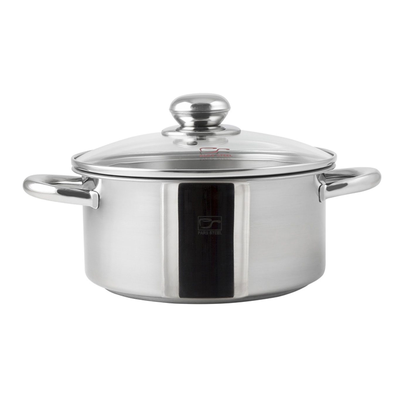 قابلمه استیل کف سه لایه ۲.۳ لیتری سایز ۱۸