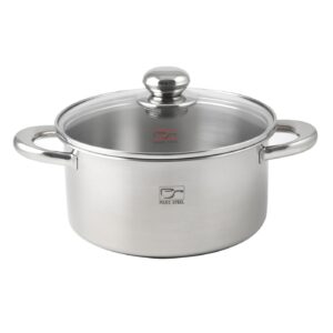 قابلمه استیل کف سه لایه ۴.۲ لیتری سایز ۲۲