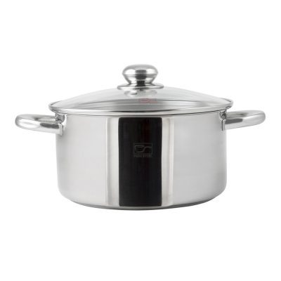 قابلمه استیل کف سه لایه ۴.۲ لیتری سایز ۲۲