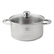 قابلمه استیل کف سه لایه ۵.۶ لیتری سایز ۲۴