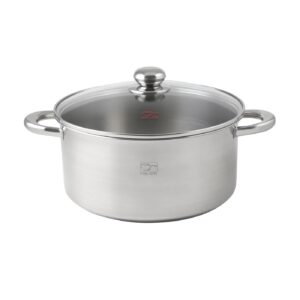 سرویس قابلمه استیل کف سه لایه ۹ پارچه