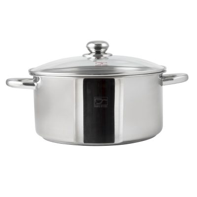 سرویس قابلمه استیل کف سه لایه ۹ پارچه