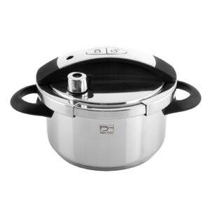 ديگ زودپز استیل کف سه لایه پارس ۴ ليتری مدل شف