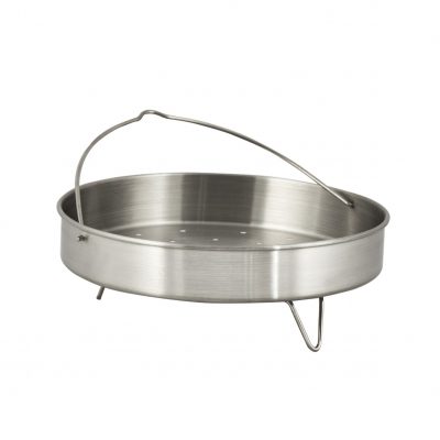 سبد بخارپز استیل 18 سانتی‌متر
