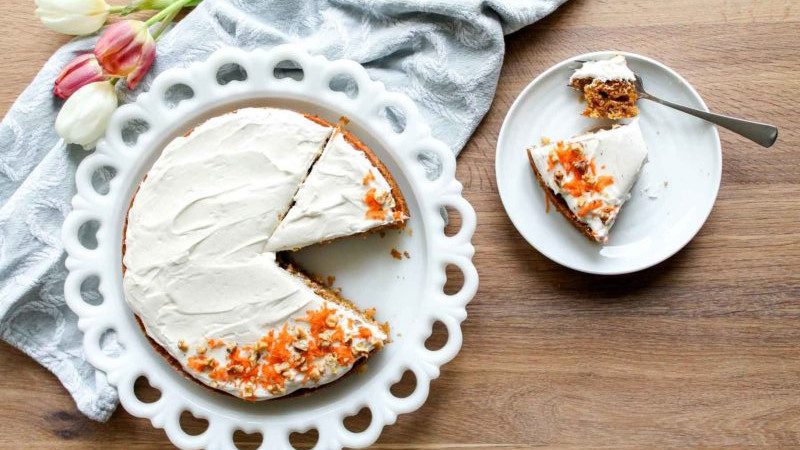 کیک هویج قابلمه‌ای