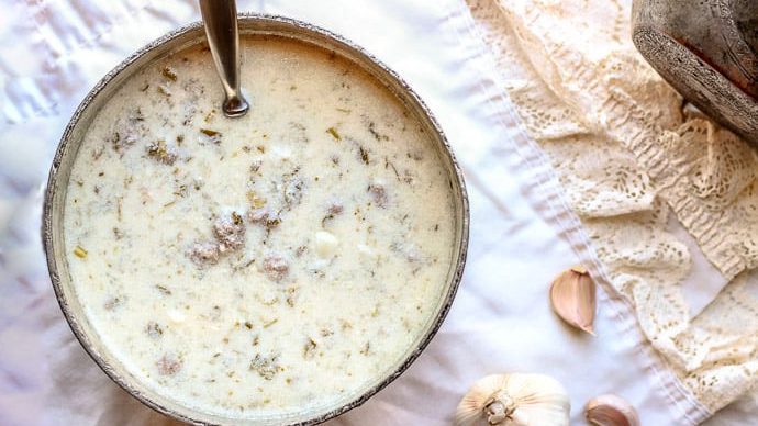 آش دوغ محلی