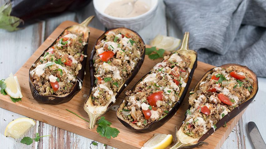 بادمجان شکم پر