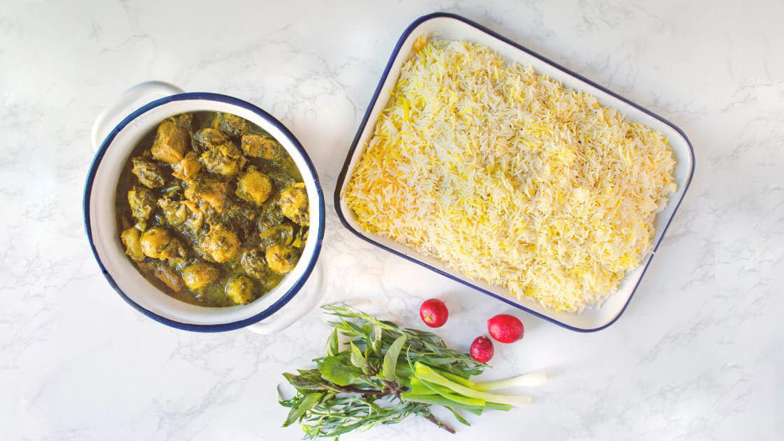 خورشت گوجه سبز