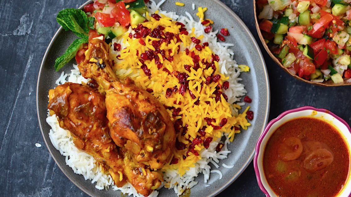 خورشت مرغ افشاری