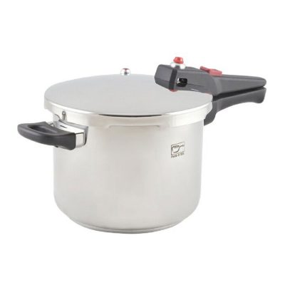 دیگ زودپز استیل پرشیا کف سه لایه ۶ لیتری