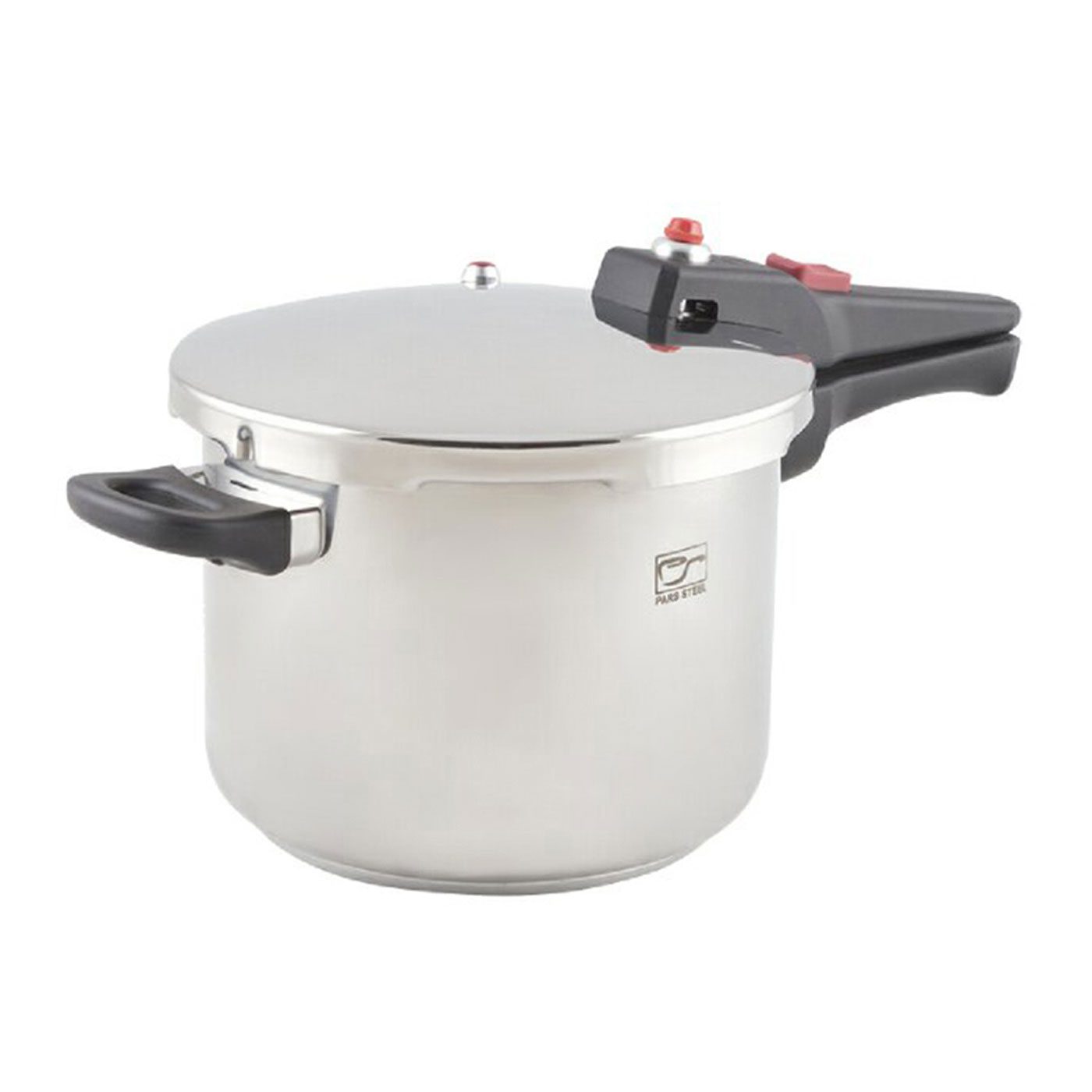 دیگ زودپز استیل پرشیا کف سه لایه ۶ لیتری