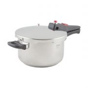 دیگ زودپز استیل پرشیا کف سه لایه ۴/۵ لیتری