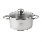 قابلمه استیل کف سه لایه ۱.۶ لیتری سایز ۱۶