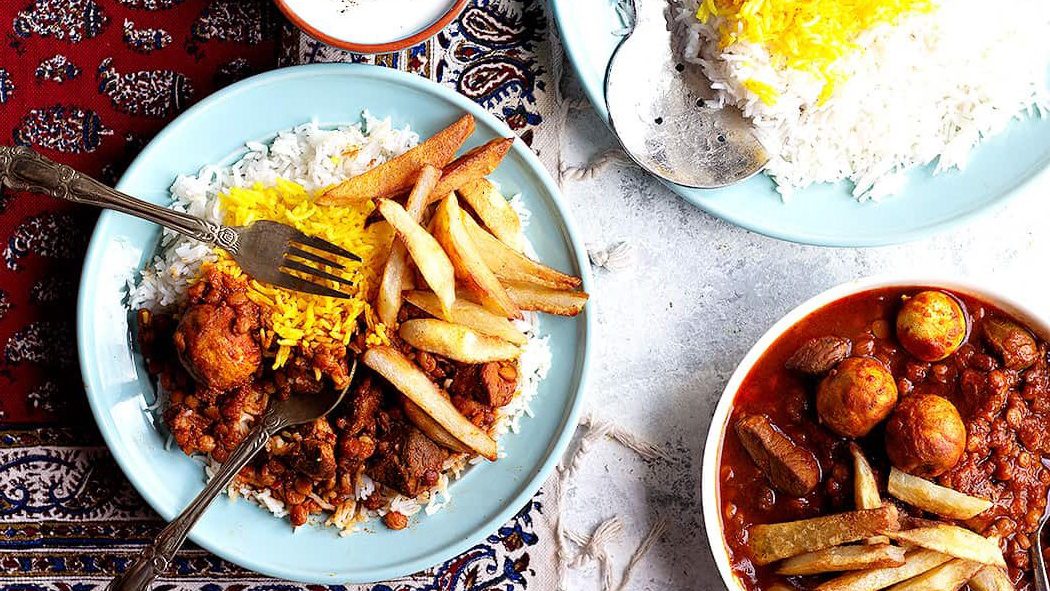 خورشت قیمه در زودپز
