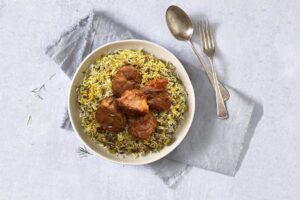 لوبیا پلو شیرازی