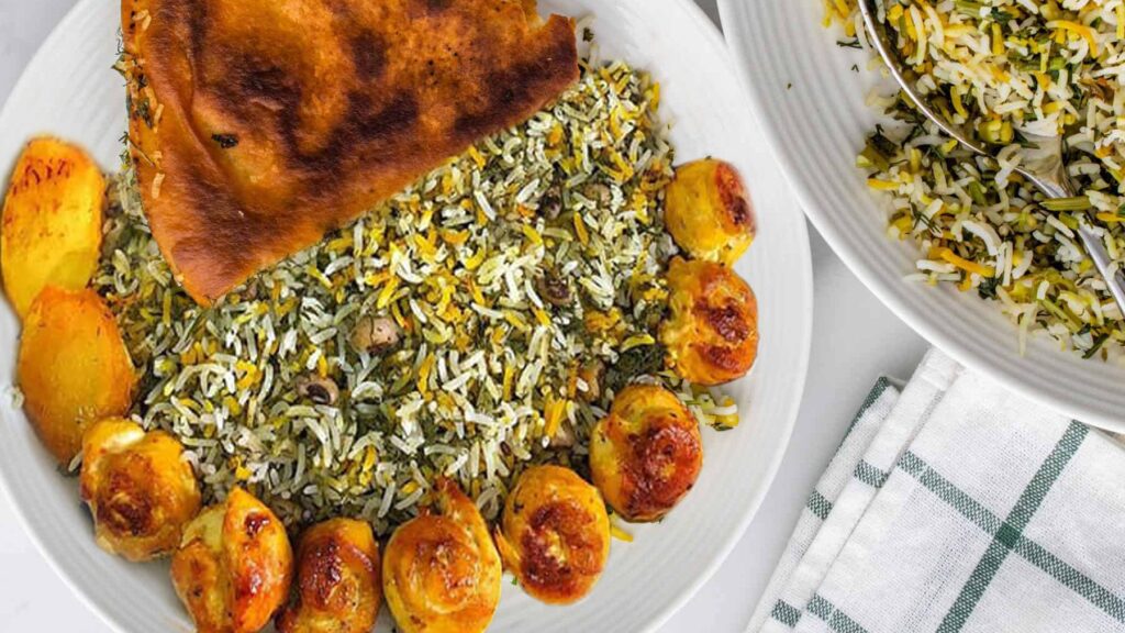 دستور پخت پلو شوشتری خوشمزه و مجلسی برای ۴ نفر