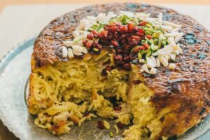طرز تهیه ته دیگ در قابلمه استیل