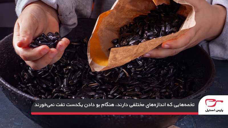 انتخاب تخمه مناسب برای بو دادن در ماهیتابه